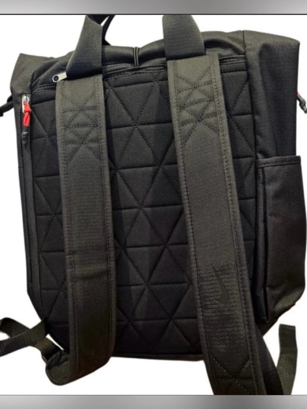 Nike Utility Power Roll Top Backpack Laptop Bag Black MAM 2020 Golf Embroidered